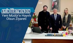 Aylin Öğretmen’den Yeni Müdür’e Hayırlı Olsun Ziyareti