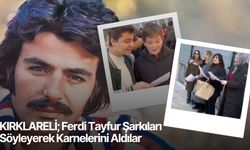 KIRKLARELİ; Ferdi Tayfur Şarkıları Söyleyerek Karnelerini Aldılar