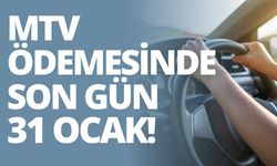 MTV Ödemesinde Son Gün 31 Ocak!