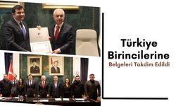 KIRKLARELİ; Türkiye Birincilerine Belgeleri Takdim Edildi