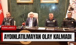 Kırklareli’nde Aydınlatılmayan Olay Kalmadı