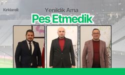 Kırklareli: Yenildik Ama Pes Etmedik