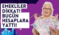 EMEKLİLER DİKKAT! Bugün Hesaplara Yattı!