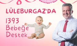 LÜLEBURGAZ; 1393 Bebeğe Destek