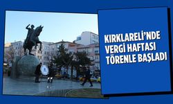 Kırklareli’nde Vergi Haftası Törenle Başladı