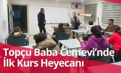 Topçu Baba Cemevi’nde İlk Kurs Heyecanı