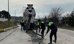 Vize’de Bozulan Yollarda Bakım Çalışmaları Yapılıyor