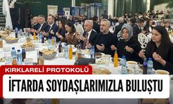 Kırklareli Protokolü İftarda Soydaşlarımızla Buluştu