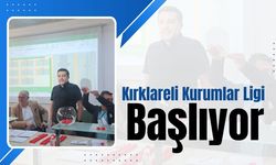 Kırklareli Kurumlar Ligi Başlıyor