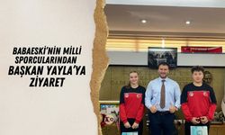 Babaeski’nin Milli Sporcularından Başkan Yayla’ya Ziyaret