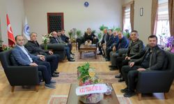 Ticaret Borsasından Rektör Ak'a Hayırlı Olsun Ziyareti