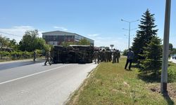 Flaş; Kırklareli’nde Askeri Araç Devrildi! Yaralılar Var