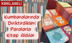 KIRKLARELİ; Kumbaralarında Biriktirdikleri Paralarla Kitap Aldılar