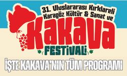 İşte Kakava’nın Tüm Programı