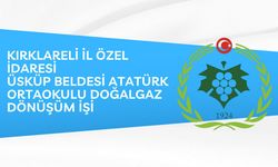 ÜSKÜP BELDESİ ATATÜRK ORTAOKULU DOĞALGAZ DÖNÜŞÜM İŞİ