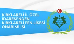 KIRKLARELİ FEN LİSESİ ONARIMI İŞİ