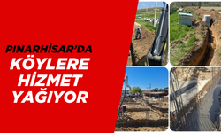 Pınarhisar’da Köylere Hizmet Yağıyor