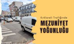 Kırklareli Trafiğinde Mezuniyet Yoğunluğu