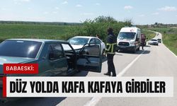 Babaeski: Düz Yolda Kafa Kafaya Girdiler