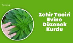 Tekirdağ: Zehir Taciri Evine Düzenek Kurdu