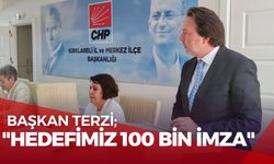 Başkan Terzi; “Hedefimiz 100 Bin İmza”