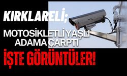 Kırklareli; Motosikletli Yaşlı Adama Çarptı! İşte Görüntüler