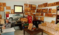 Tekirdağ'da 74 Yaşındaki Usta, 29 Yıldır Ahşap Yakma Sanatını İcra Ediyor