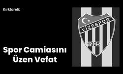 Kırklareli: Spor Camiasını Üzen Vefat
