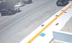 Korkutan Kaza Güvenlik Kamerasında