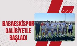 Babaeskispor Galibiyetle Başladı