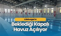 Lüleburgaz'ın Beklediği Kapalı Havuz Açılıyor