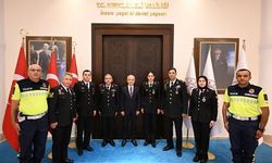 Vali Turan, Jandarma Komutanı Akyüz’ü Ağırladı