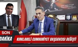Son Dakika! Kırklareli Cumhuriyet Başsavcısı Değişti