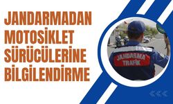 Jandarmadan Motosiklet Sürücülerine Bilgilendirme