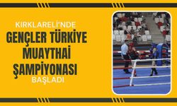 Kırklareli’nde Gençler Türkiye Muaythai Şampiyonası Başladı