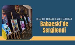 Ustaları Kıskandıracak Tablolar Babaeski’de Sergilendi