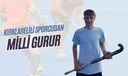 Kırklarelili Sporcudan, Milli Gurur