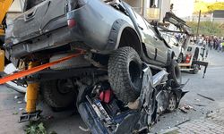 Faciaya Ramak Kalmıştı; Vinç 23 Araca Çarpıp Durabildi