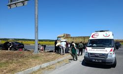 Tekirdağ'da İki Otomobil Çarpıştı, 9 Yaralı Var!