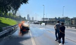 Seyir Halindeyken Cayır Cayır Yandı; İşte Görüntüler