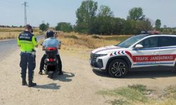Kırklareli’nde Jandarma Ekiplerinden Trafik Denetimi