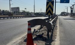 Motosikletiyle Bariyere Çarptı, Canından Oldu
