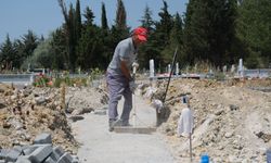KIRKLARELİ; Şehir Mezarlığında Düzenleme Çalışmaları