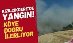 Kızılcıkdere’de Yangın! Köye Doğru İlerliyor