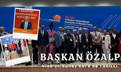 Başkan Özalp Vize’yi, Güney Kore’de Tanıttı