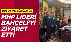 Bulut Ve Süzülmüş, MHP Lideri Bahçeli’yi Ziyaret Etti