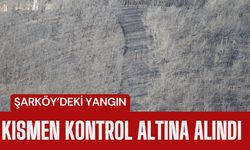 ŞARKÖY’DEKİ YANGIN; Kısmen Kontrol Altına Alındı