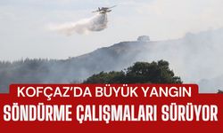 KOFÇAZ’DA BÜYÜK YANGIN; Söndürme Çalışmaları Sürüyor