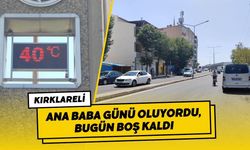 Kırklareli; Ana Baba Günü Oluyordu, Bugün Boş Kaldı