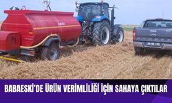Babaeski’de Ürün Verimliliği İçin Sahaya Çıktılar